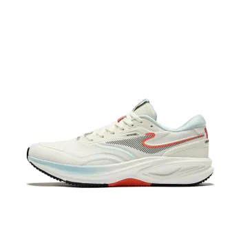 Erke Cushioned Anti Slip And Wear Resistant Lightweight Low Top Running Shoes Men's Microcrystal White Tranquil Blue
