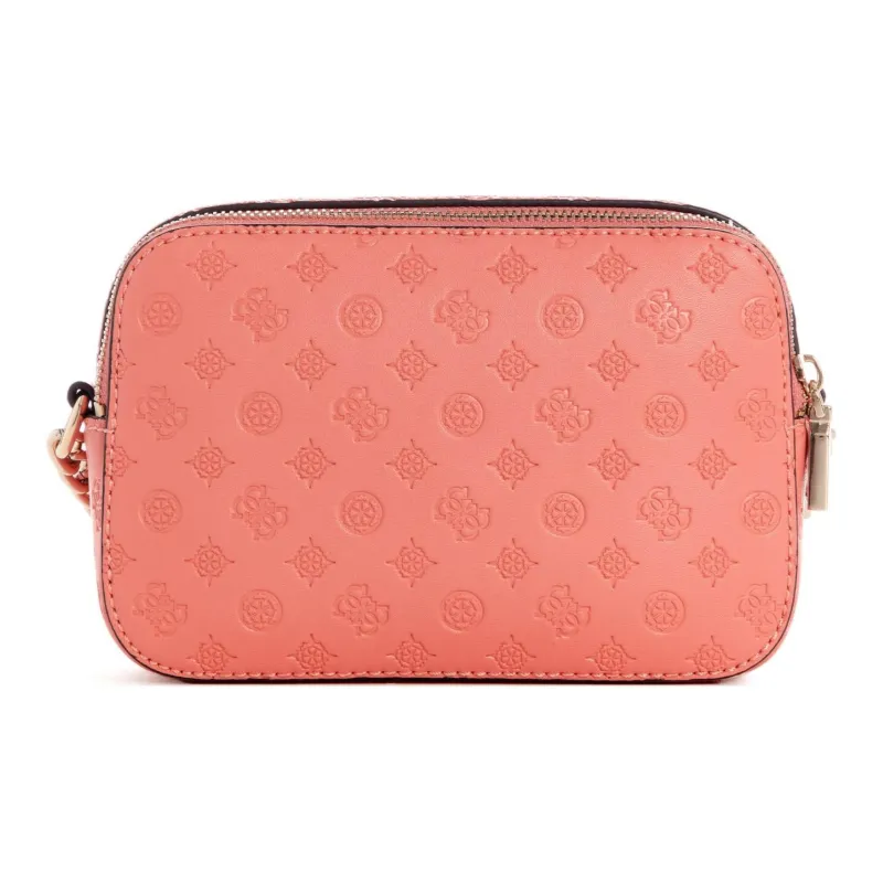 GUESS Faux Leather Camera Bag Shoulder Bag Crossbody Bag Women's Pink-2