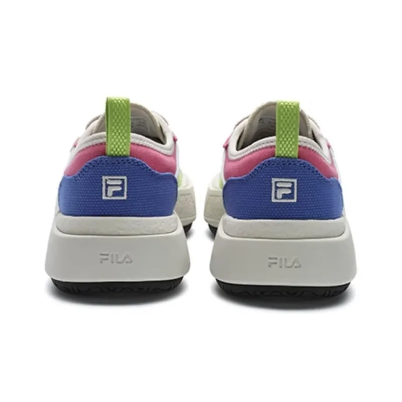 FILA JELLYFISH Shoes Height Increasing Low Top Canvas Shoes Women's Green Blue-3