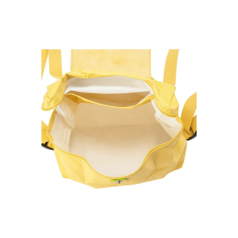 LONGCHAMP Le Pliage Canvas With Leather Backpack Women's Wheat Yellow-4