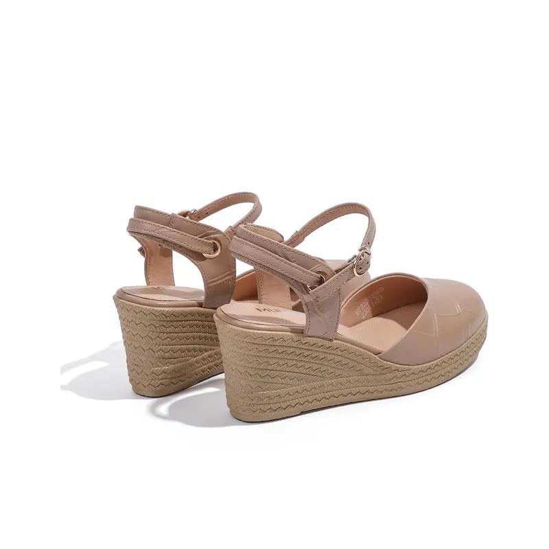 Mulinsen Strap Sandals 7cm Women's Nude-2