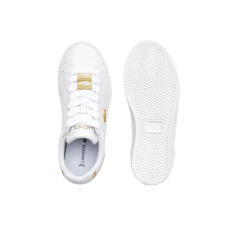 LACOSTE Lerond Pro Low-Top Skateboard Shoes Women's White-5
