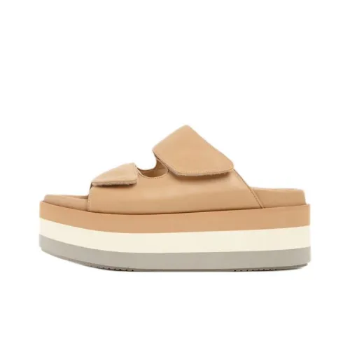 Paloma Barceló Slide Slippers Women's Brown