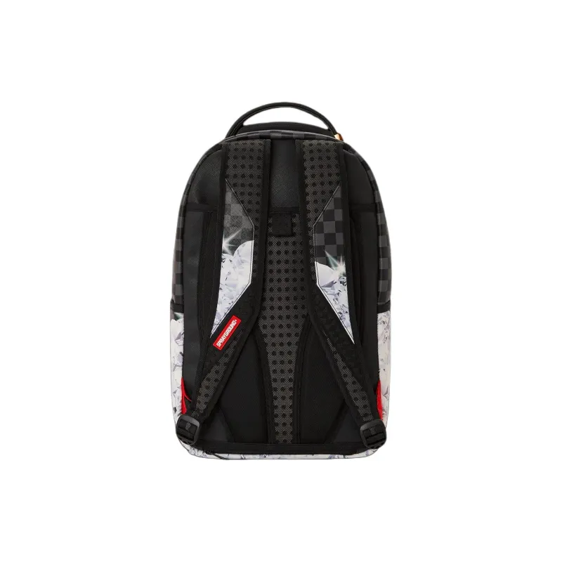 SPRAYGROUND Faux Leather Backpack Unisex Black-4