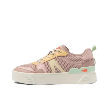 LACOSTE L002 Low Top Skateboard Shoes Women's Pink