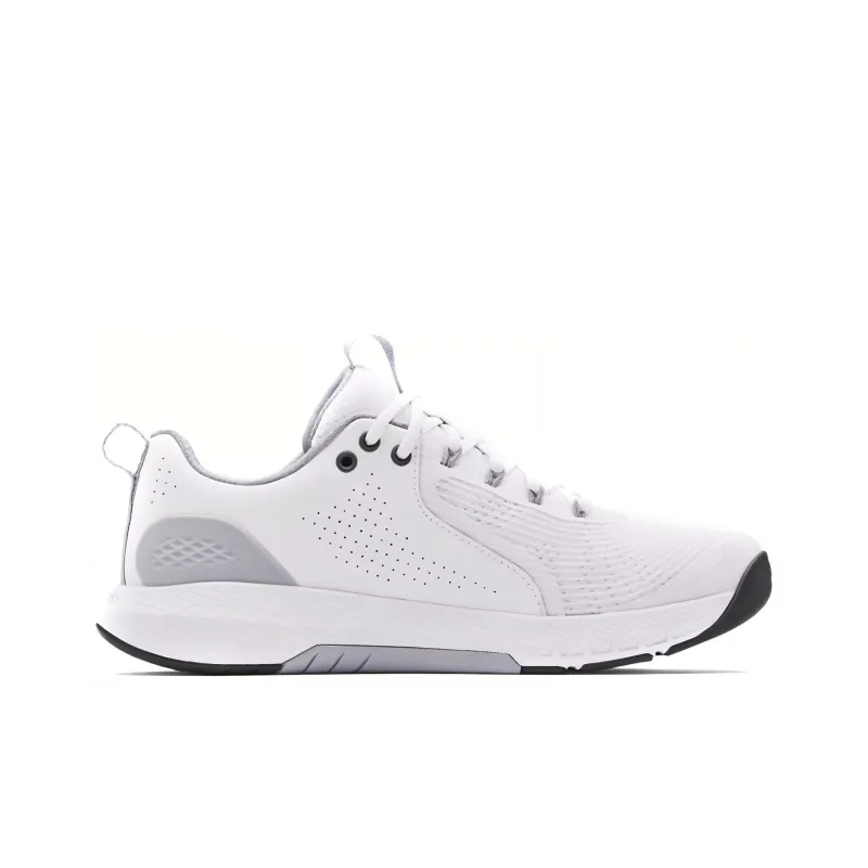 Under Armour Charged Commit 3 4E Wide 'White Mod Grey'-1