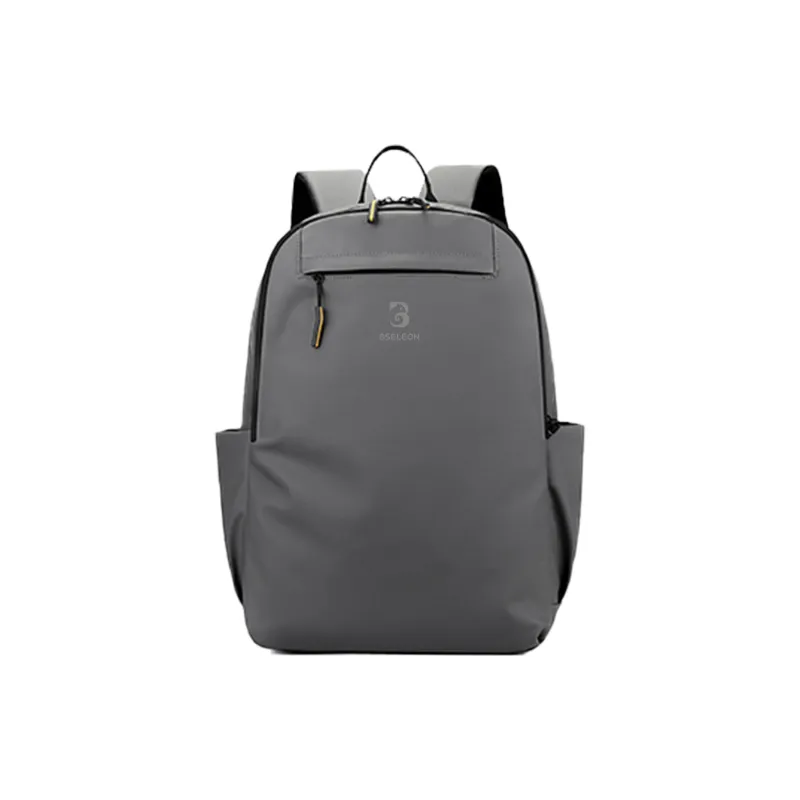 BSELEON Nylon Fabric Backpack Regular Unisex Black And White Graffiti-15