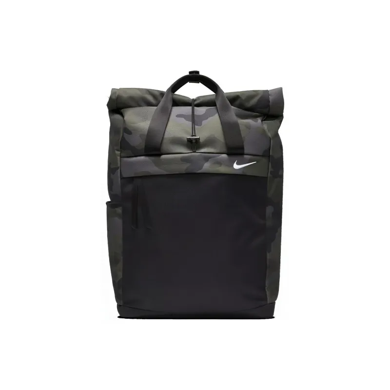 Nike Polyester Cameo Brown Backpack Regular Unisex Camouflage-1