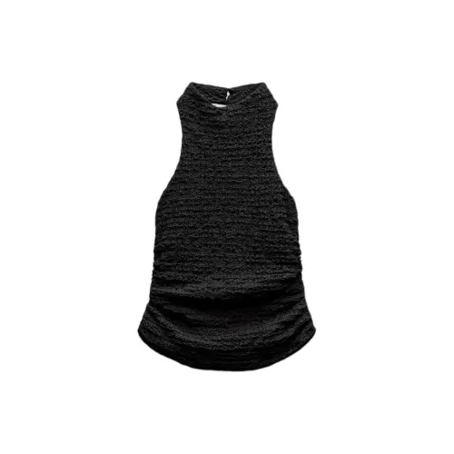 ZARA Tank Tops Women's Black