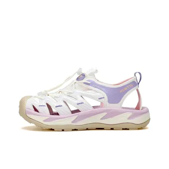 HUMTTO Beach Sandals Women's White Light Purple