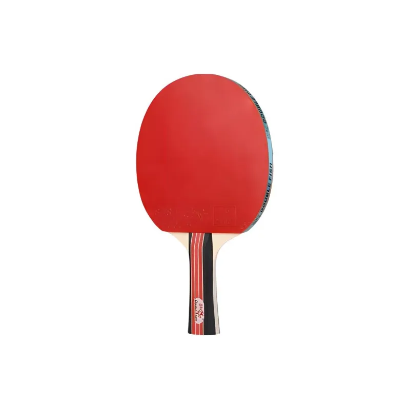 DOUBLEFISH Ping Pong Paddles Kids' All Wood Black Red-11