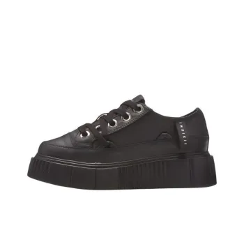 Inuikii Low-Top Skateboard Shoes Women's Black