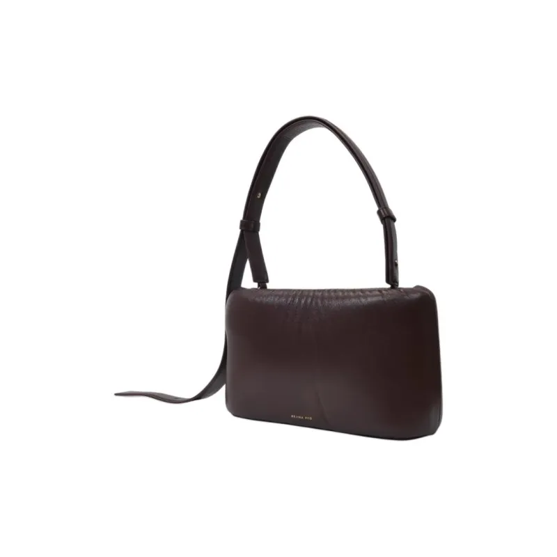 REJINA PYO Leather Handbag Shoulder Bag Women's Yellow/Brown-5