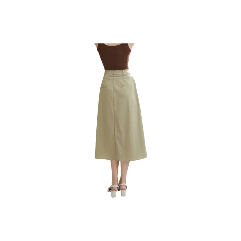 SMEN Casual Long Skirts Women's-8