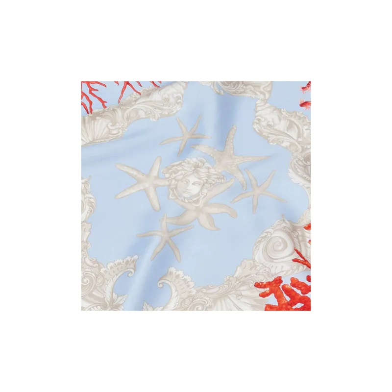 VERSACE Barocco Sea Silk Foulard-1