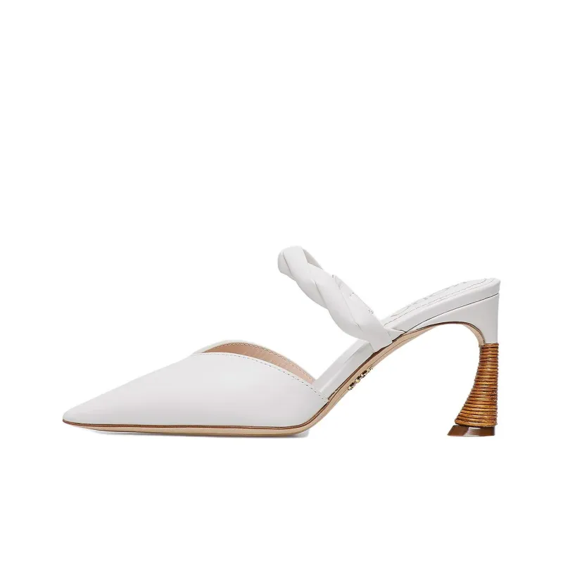 Rodo Wrap-toe Slippers Women's White-0