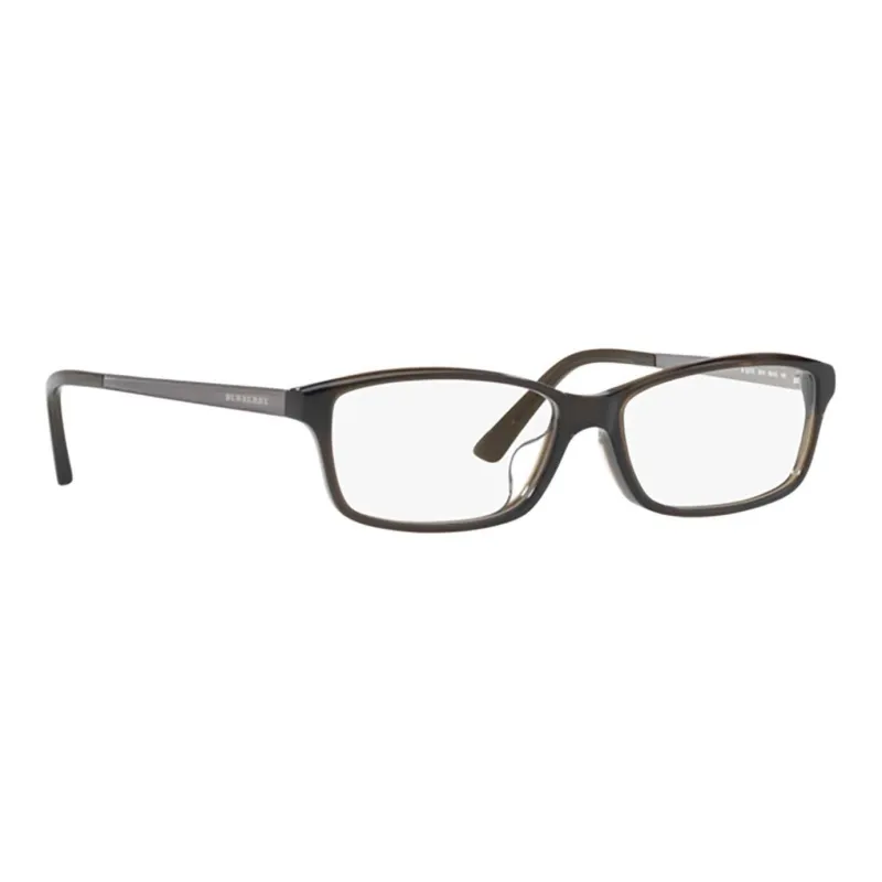 Burberry Acetate Rectangular Eyeglass Frames Men's Black-1