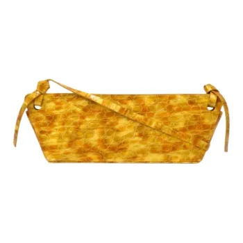 REJINA PYO Leather Shoulder Bag Women's Orange/Brown