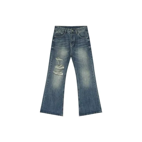 F.K.V.A Jeans Unisex Blue