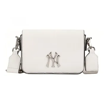 MLB Monogram Collection Cotton Mahjong Bag Shoulder Bag Crossbody Bag Regular Unisex Cream White