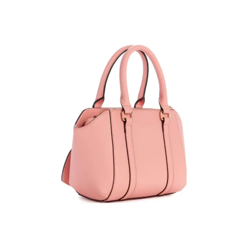 GUESS Faux Leather Shoulder Bag Crossbody Bag Handbag Mini Women's Pink-1