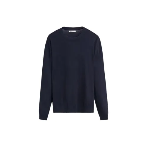 ZARA Knitwear Men Blue