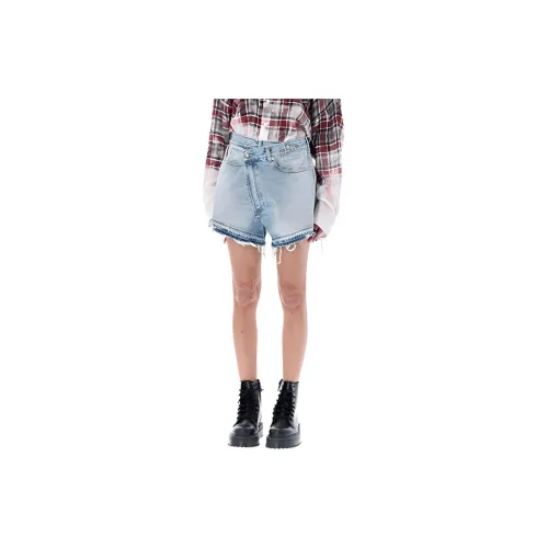 R13 Denim Shorts Women's Blue