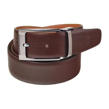Aspinal Of London Double-Sided Design Pin Buckle Calfskin Leather Belts Men's Multicolor Width 3.6CM