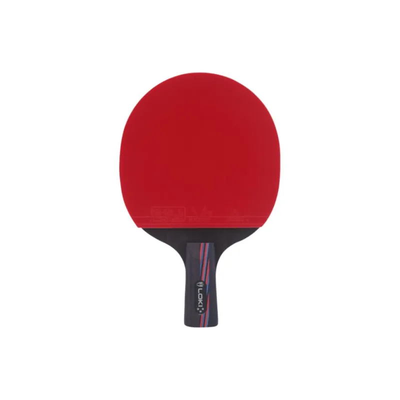 LOKI X3 Ping Pong Paddles Unisex Pure Wood Black Red-2