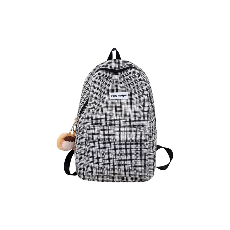 BRABOSTON Nylon Fabric Backpack Regular Unisex Black-27