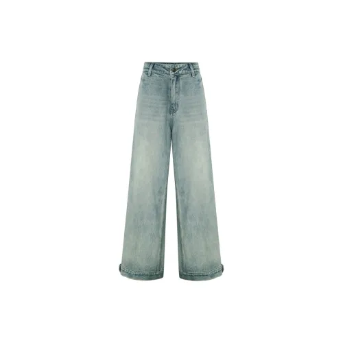 PP LAND Jeans Women's Washed Blue