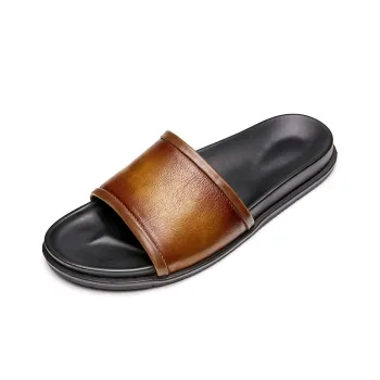 Brounvanm Slip Resistant Slide Slippers Men's