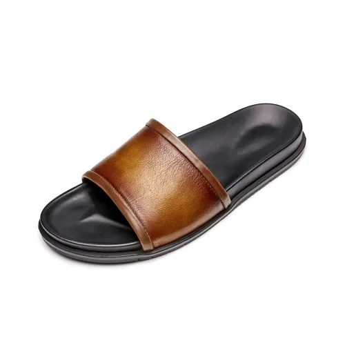 Brounvanm Slip Resistant Slide Slippers Men's