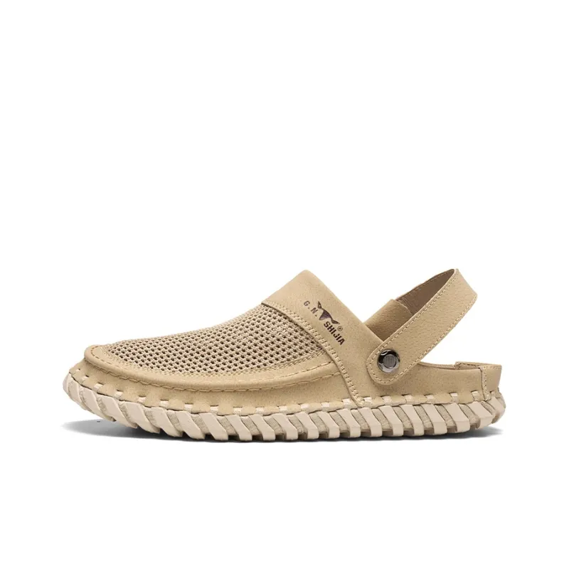 G.N.SHIJIA Closed Toe Slippers Men-11