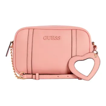 GUESS Faux Leather Camera Bags Shoulder Bags Women's Pink
