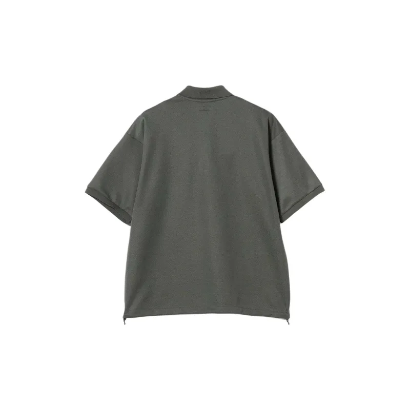 Beams Polo Shirt Men's Charcoal-1