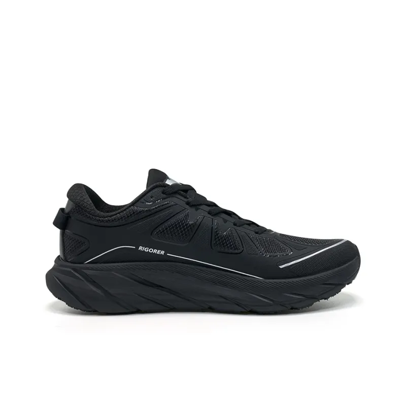 RIGORER Running Shoes 'Black Silver'-1