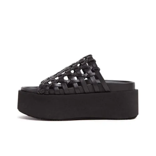 Paloma Barceló Slide Slippers Women's Black