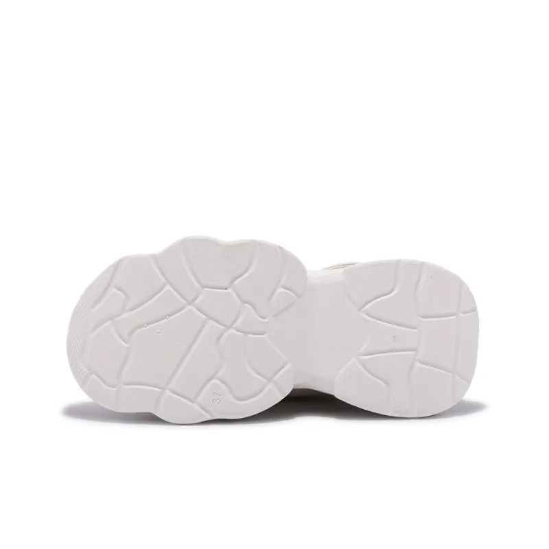 SNXR Anti-Slip Wear-Resistant Waterproof And Breathable Low-Top Chunky Sneakers Women's Beige-42