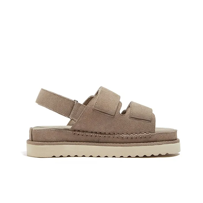 CAMEL Beach Sandals Women's Black/Brown/Gray-1