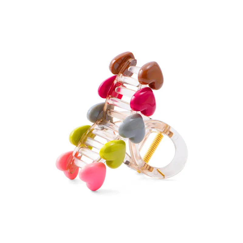 ZANC Acrylic Hair Clips Women's Multiple Colors-12