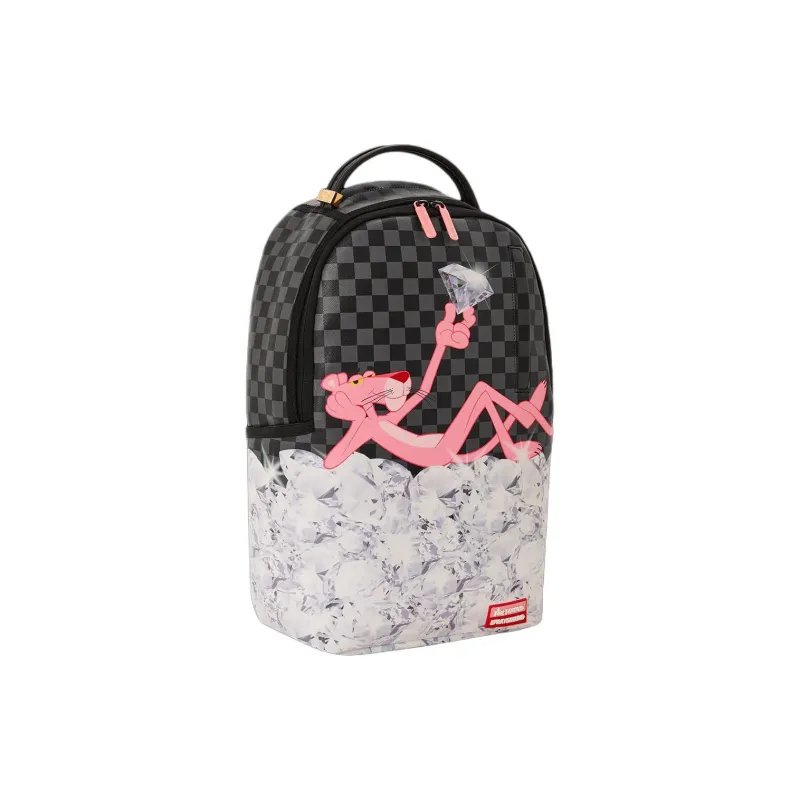 SPRAYGROUND Faux Leather Backpack Unisex Black-2