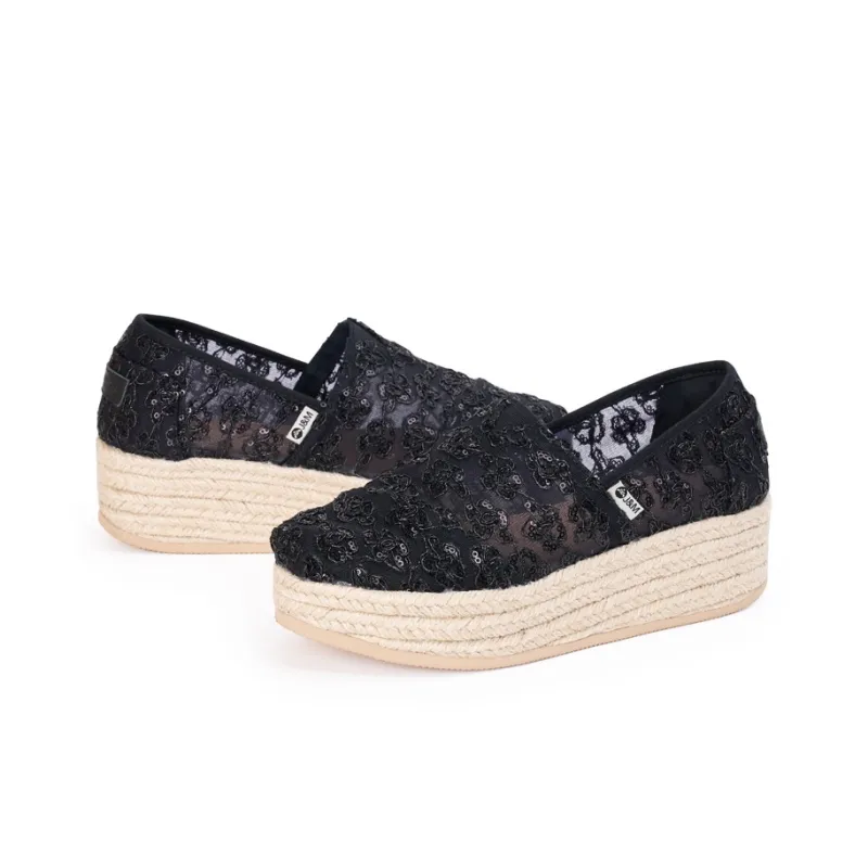 Joy&Mario Espadrilles Women's Silver/Gold/Black-2