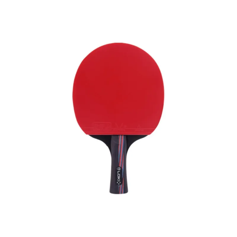 LOKI X3 Ping Pong Paddles Unisex Pure Wood Black Red-0