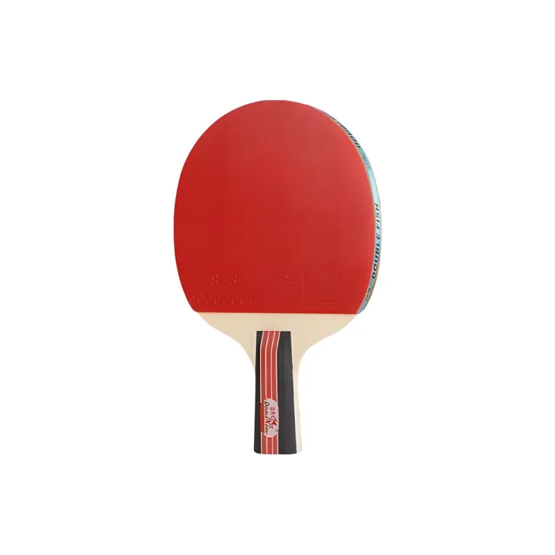 DOUBLEFISH Ping Pong Paddles Kids' All Wood Black Red-10