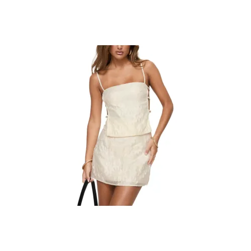 PRINCESS POLLY Two Piece Skirt Sets Women's Cream