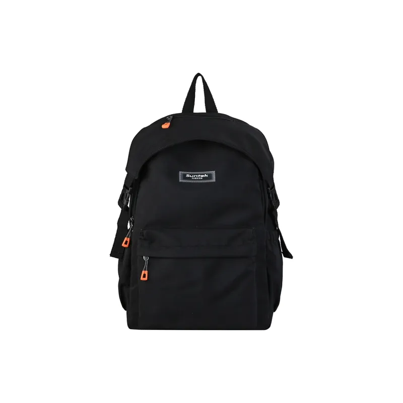 Venerable Brahma Nylon Backpack Regular Unisex Black/Gray/Beige/Yellow-0