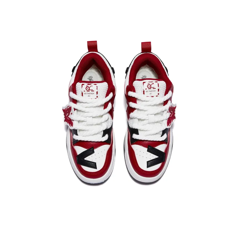 RIFUGIO VO' Butterfly Shoes Height Increasing Low-Top Skateboard Shoes Unisex-11