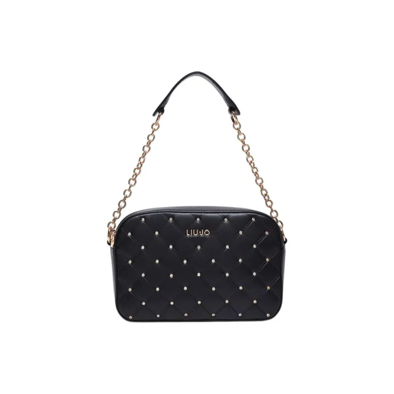 LIU·JO Eco Friendly PU Portable Crossbody Bag Shoulder Bag Women's Black-0