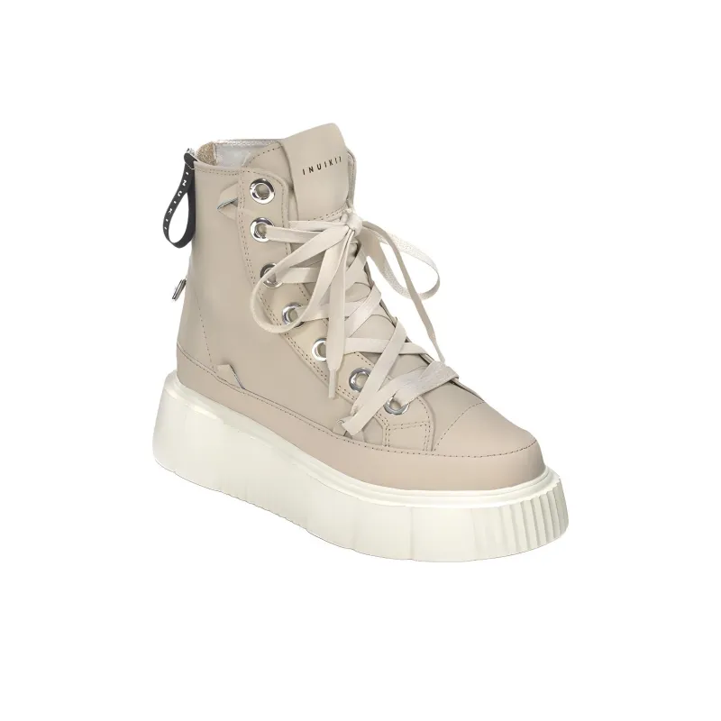 Inuikii Skateboard Shoes Women's Light Brown-3